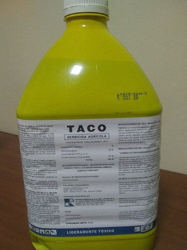 Herbicida Taco, Prowl, Garra Insecticidas Y Fungicida