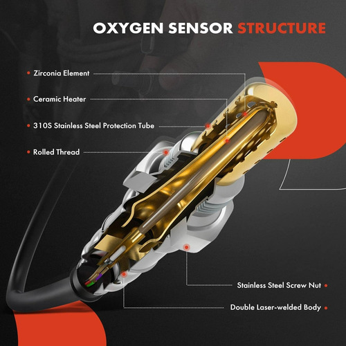 Sensor De Oxgeno Para Mercedes-benz C300 2015-2018 L4 2.0l Foto 4