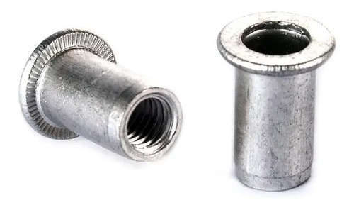Remache Tuerca Roscado Aluminio M3 X 50u Cuerpo Estriado Dgm