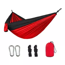 Hamaca Colgante Para Acampar, Viaje, Camping Color Rojo