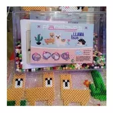 Planchitos Kit Caja Llamas Hama Beads Diseñar Y Jugar