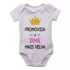 Body Infantil Promovida A Irmã Mais Velha Bodi Bori Bebê