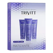 Kit Itallian Trivitt Matizante Shampoo + Cond + Máscara