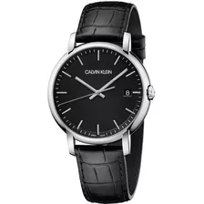 Reloj Calvin Klein Established K9h211c1 De Hombre Piel Negro