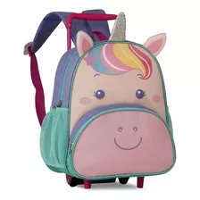 Mochila Com Rodinha Mini Infantil Pets Asas - Clio