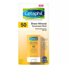 Protector Solar Cetaphil Sheer Mineral Sunscreen Stick Spf50