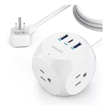 Anker Power Strip Con Usb C, Powerextend Usb-c 3 Cube Con 3