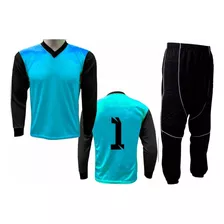 Uniforme Goleiro Camisa + Calça Proteção Adulto E Infantil