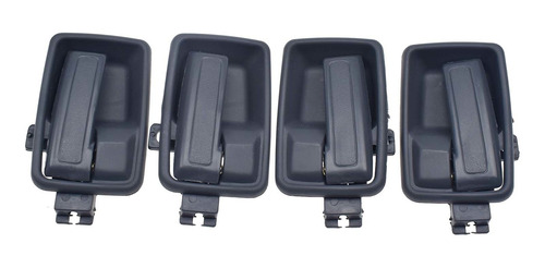 2 Pares De Manijas De Puerta Interiores Para Isuzu Pickup Tf Foto 2