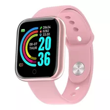 Relógio Smartwatch Android Ios Bluetooth Rosa Sw002-rs