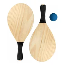 Kit Paletas De Playa Madera Con Pelota Mor Mulata®