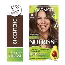 Kit De Coloración Permanente Garnier Nutrisse 4 Aceites Tono 61 Clásico