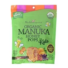 Organic Manuka Honey Pops Para Niños, Paquete De