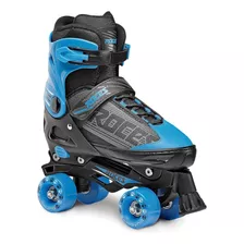Roces 550046 Men's Model Quaddy 1.0 Roller Skate, Black/blue