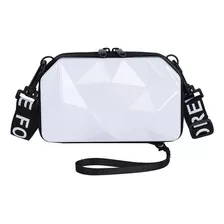 Bolsa Mini Bag Influencer Diamante Moda Blogueira Chl B-808 Cor Branco