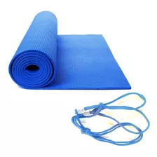 1 Colchoneta Mats Yoga Pilates Gimnasia + Riata Multiusos 