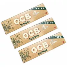 Tubo Y-o Papel Para Armar Ocb Bamboo Rolling Papers King Sli