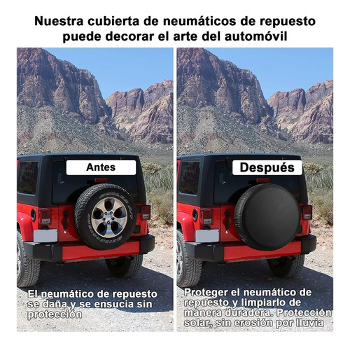 Funda De Llanta Para Jeep Liberty  Funda Cubre Llanta 15inch Foto 8