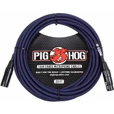 Pig Hog Phm20bbl Cable Para Microfono 6 Metros Msi