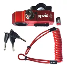 Trava Manete Moto Acelerador Ou Freio Com Alarme Kovix Khl