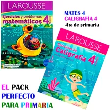 Pack Matemáticas Y Caligrafía Cuarto De Primaria Larousse