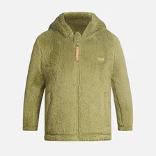 Chaqueta Baby Boy Mini Bear Shaggy-pro Hoody Jacket Verde Mate Lippi