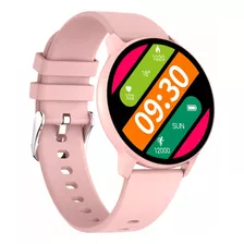 Reloj Inteligente Con Pantalla Redonda Para Mujer, Reloj Int