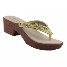 Sandalias Ojotas Mujer Dama Vv2050-03 Bebece Calzados