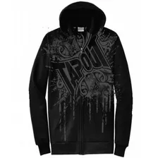 Campera/canguro Tapout Knocked Out Zipup Negro-talle M