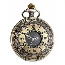 Reloj De Bolsillo De Cuarzo Con Escala De Números Romanos Vi