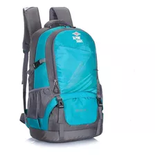 Mochila De Camping Alpine Skate 16111 Color Turquesa Diseño De La Tela Liso