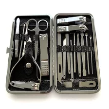 Set Kit Pedicure Manicure 19 Piezas Estuche Cotauñas Lima