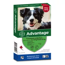 Advantage Perros 10 A 25 Kg Antipulgas Tratamiento Y Control