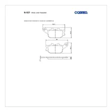 Pastilhas Freio Traseira Cb 500f 2014 2015 2016 2017 2018