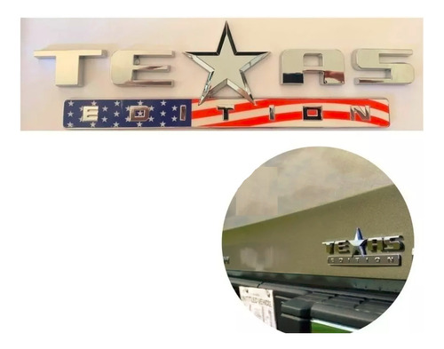 Emblema Texas Edition Truck Usa Camioneta Rs Turbo Sport Eu Foto 6