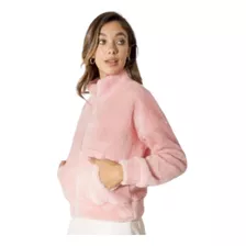 Campera De Mujer De Peluche De Vestir Talle Único