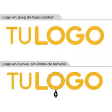 Tu Logo En Curvas, Para Llevar A Grandes Formatos!