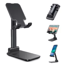 Suporte De Mesa Universal Para Celular E Tablet Preto