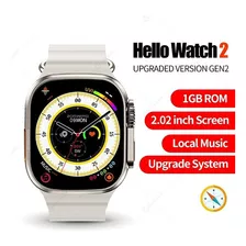 Reloj Inteligente Hello Watch 2 Ultra Serie 8 Nfc Color De La Malla Negro