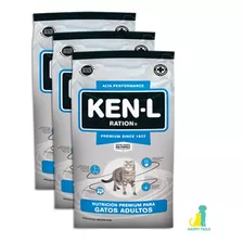 Ken-l Gatos Adultos X 22,5 Kg (3x7,5 Kg) + Envios Todo Pais