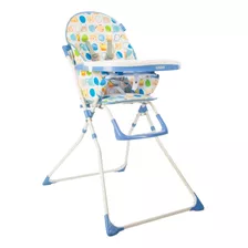 Silla De Comer Plegable Candy Azul Infanti