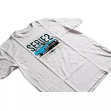 Remera Chevrolet Coupe Chevy Serie 2 Celeste Retro B