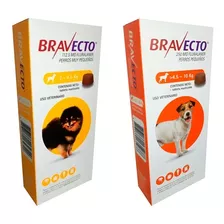 Antipulgas Bravecto 2 A 4.5 Kg + Bravecto 4.5 A 10 Kg - Pack