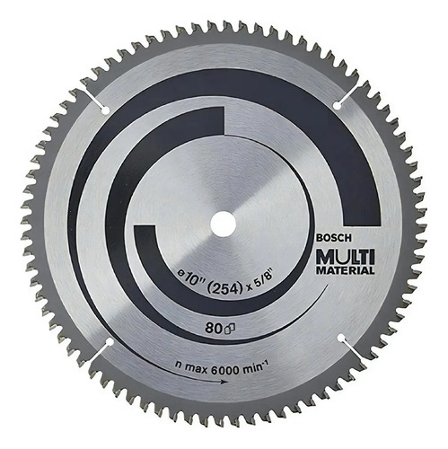 Hoja Sierra Ingletadora Bosch Multimat 254mm 10p 80d Eje 5/8