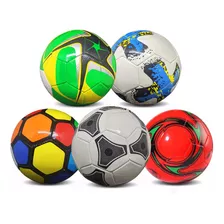 Bola De Futebol Barata Campo Couro Sintético Oficial Colors