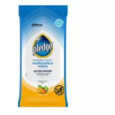 Pledge Everyday Clean - Toallitas Multisuperficie, Cítrico.