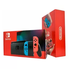 Console Nintendo Switch Neon Azul/vermelho 32gb Novo C/ Nfe