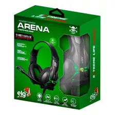 Headset Fone Gamer Arena Hgar ELG Com Luz Led