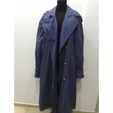 Campera Trench Tapado Mujer Ysl Impermeable 