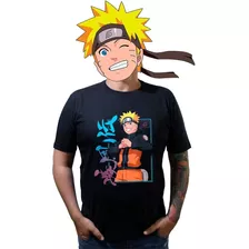 Camiseta Infantil Naruto Shippuden Camisa Anime 100% Algodão